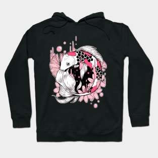 Koi Fish in Space Hoodie